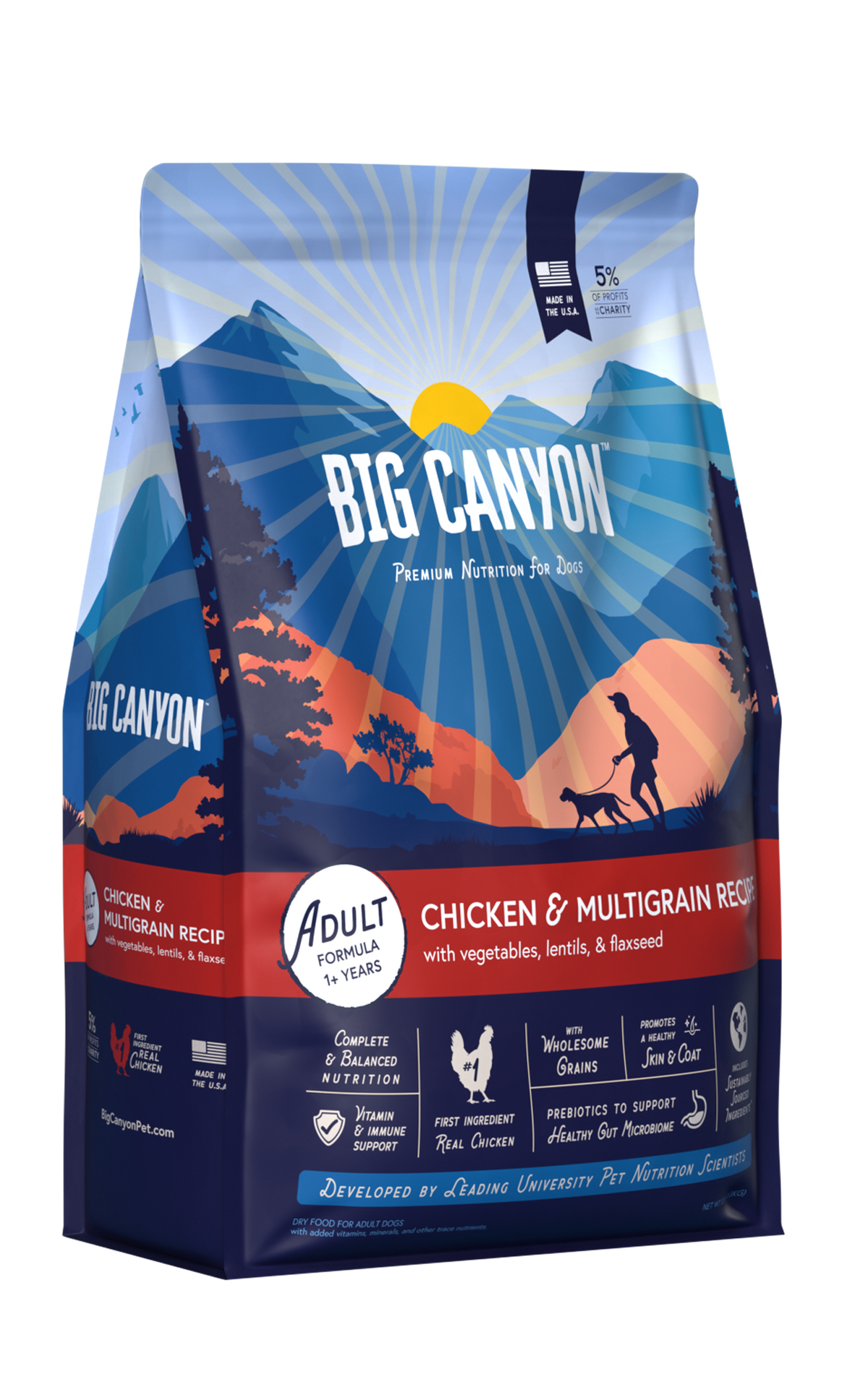 Chicken Kibble for Dogs: Multigrain Recipe | Big Canyon